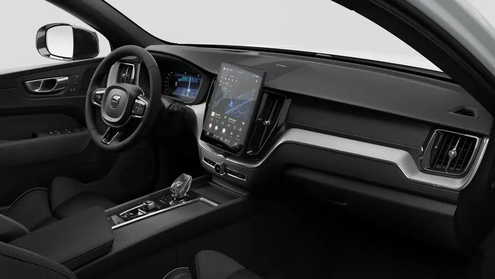 Nouveau Volvo XC60 SUV Ultimate Hybride rechargeable 4 roues motrices Crystal White Pearl 4