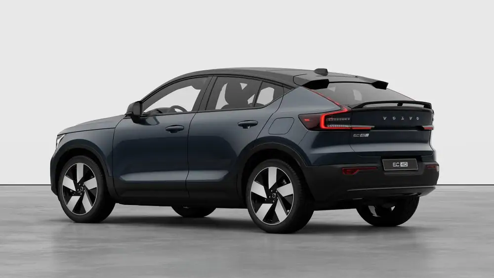 Nouveau Volvo EC40 Crossover (SUV Coupé) Ultra Électrique 2 roues motrices (Propulsion) Denim Blue 2