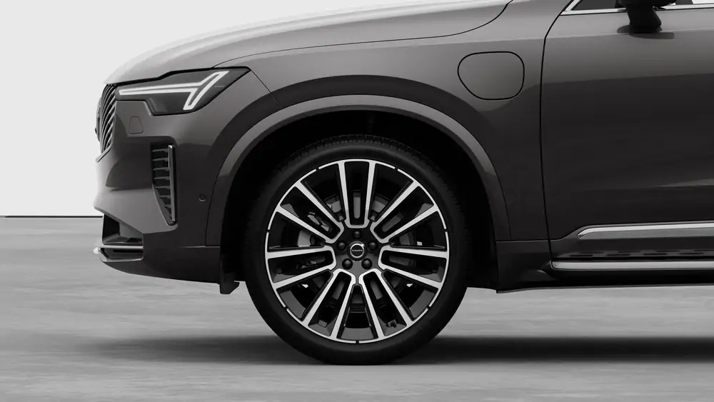 Nouveau Volvo XC90 SUV Ultimate Hybride rechargeable 4 roues motrices Platinum Grey 3