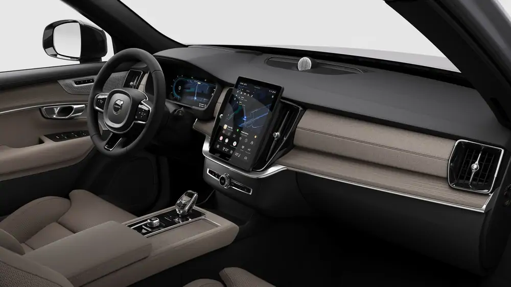 Nouveau Volvo XC90 SUV Ultimate Hybride rechargeable 4 roues motrices Aurora Silver 4