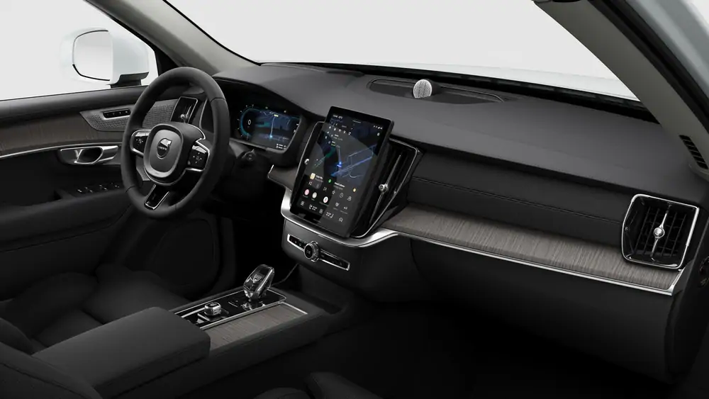 Nouveau Volvo XC90 SUV Ultimate Hybride rechargeable 4 roues motrices Crystal White Pearl 4