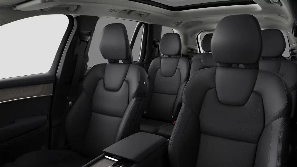 Nouveau Volvo XC90 SUV Ultimate Hybride rechargeable 4 roues motrices Onyx Black 5