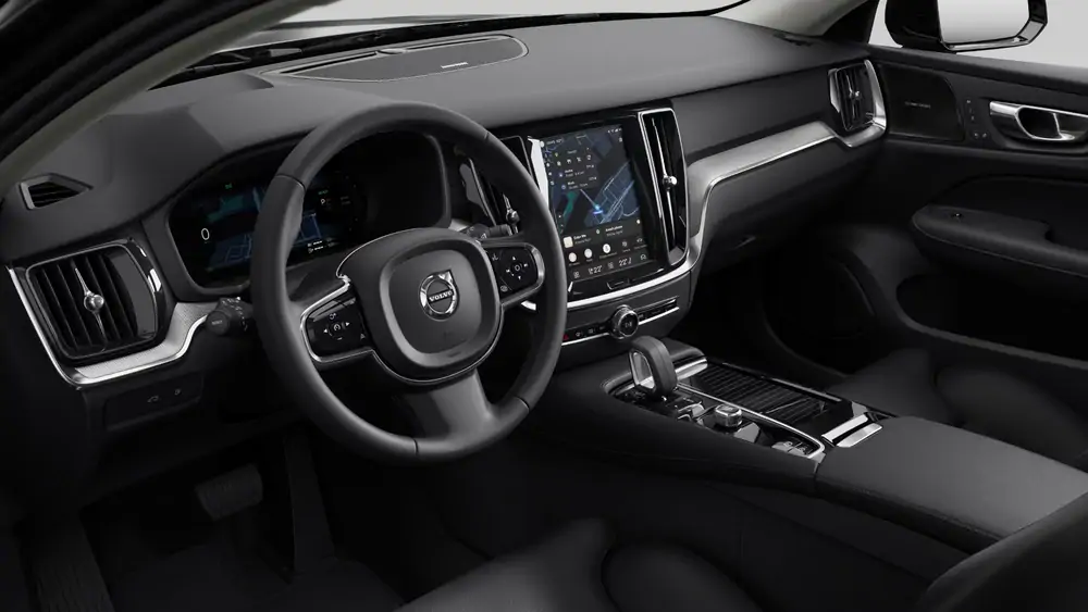 Nouveau Volvo V60 Break Plus Hybride rechargeable 4 roues motrices Onyx Black 4