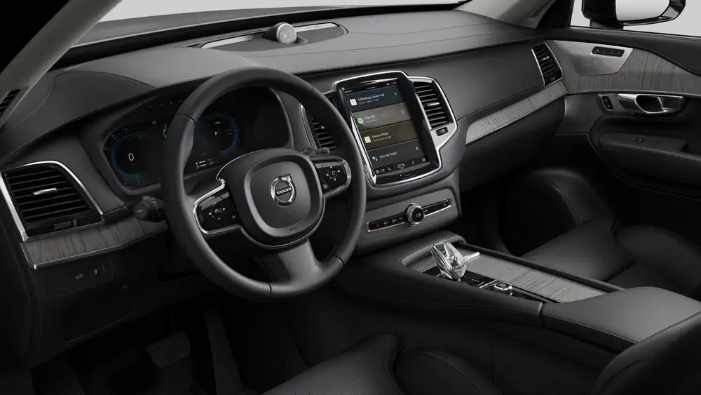 Nouveau Volvo XC90 SUV Ultimate Hybride rechargeable 4 roues motrices Platinum Grey 4