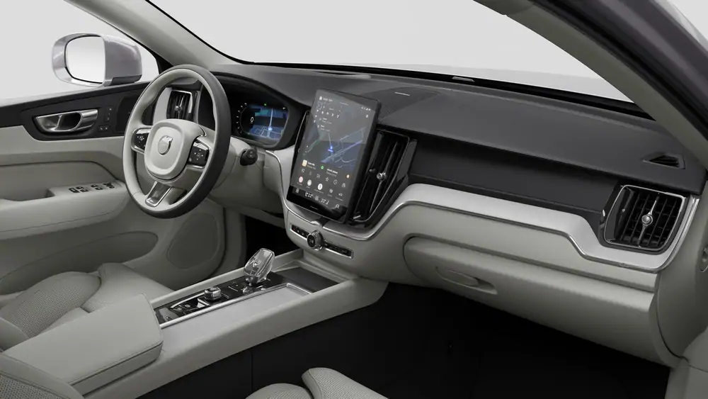 Nouveau Volvo XC60 SUV Ultimate Hybride rechargeable 4 roues motrices Aurora Silver 4