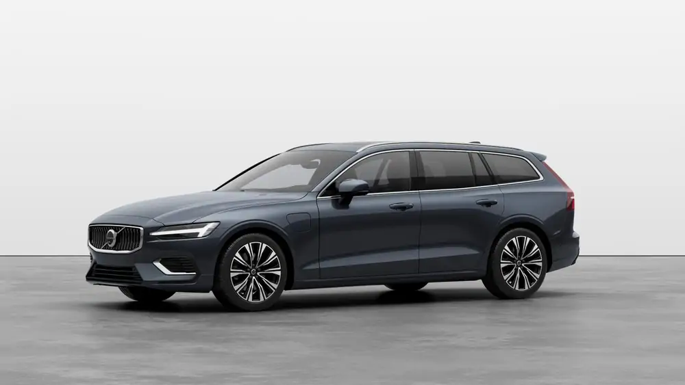 Nouveau volvo V60 Break Ultra Hybride rechargeable 4 roues motrices Denim Blue 1