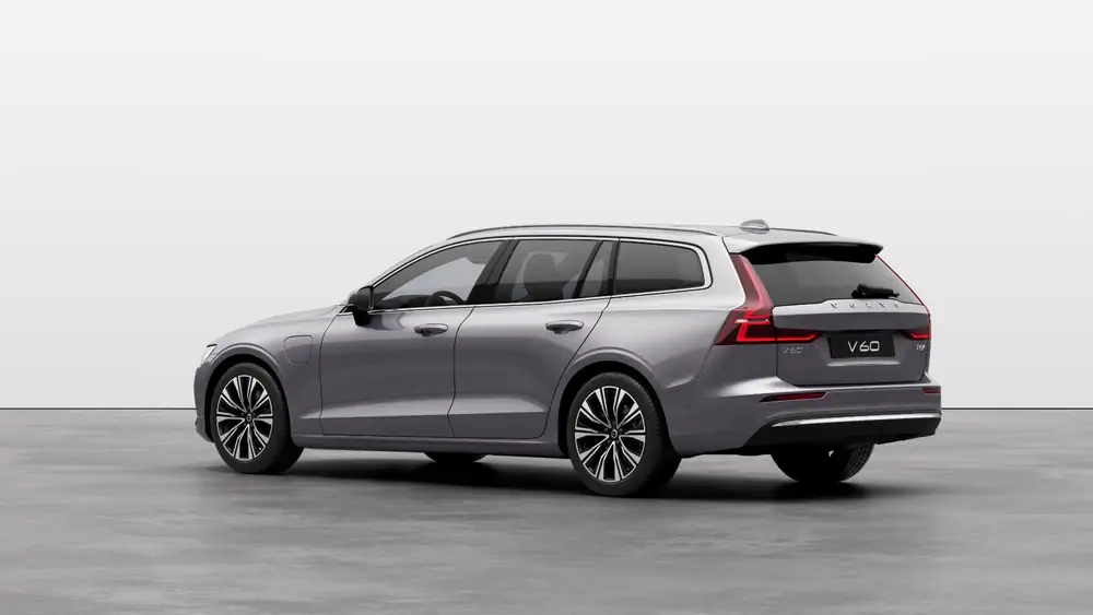 Nouveau Volvo V60 Break Ultimate Hybride rechargeable 4 roues motrices Aurora Silver 2