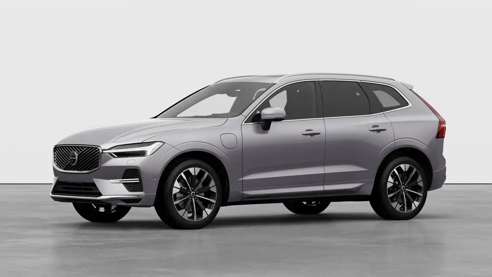 Nouveau Volvo XC60 SUV Ultimate Hybride rechargeable 4 roues motrices Aurora Silver 1