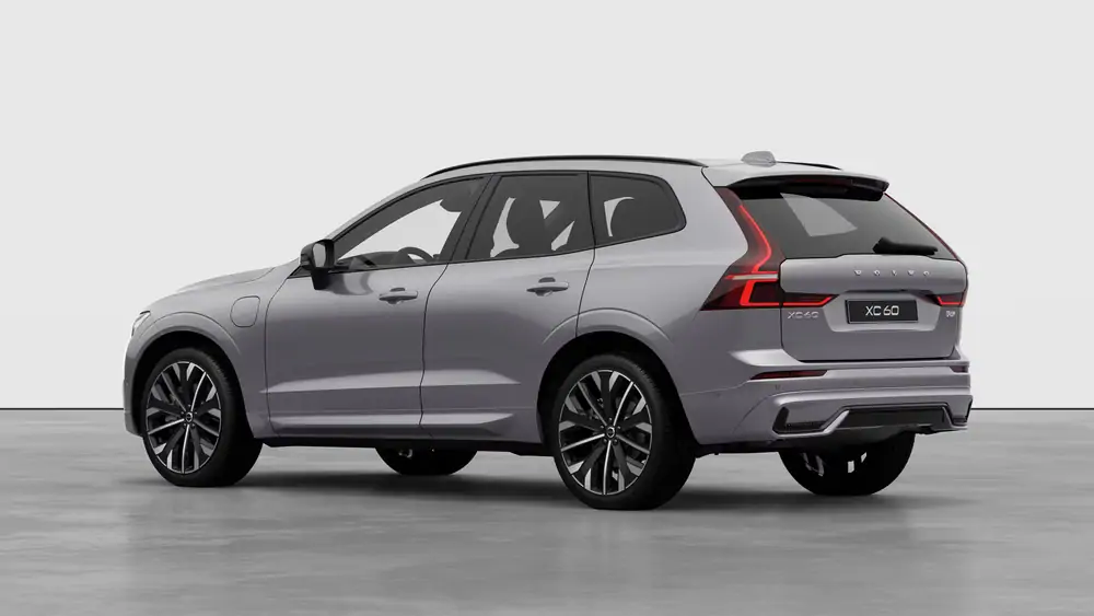 Nouveau Volvo XC60 SUV Ultimate Hybride rechargeable 4 roues motrices Aurora Silver 2