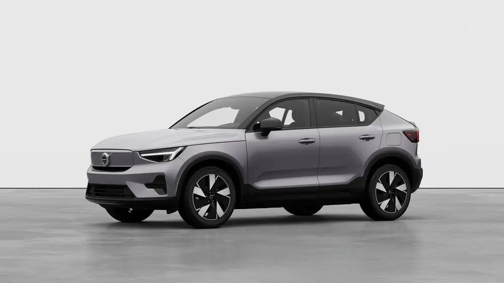 Nouveau Volvo EC40 Crossover (SUV Coupé) Ultra Électrique 2 roues motrices (Propulsion) Aurora Silver 1