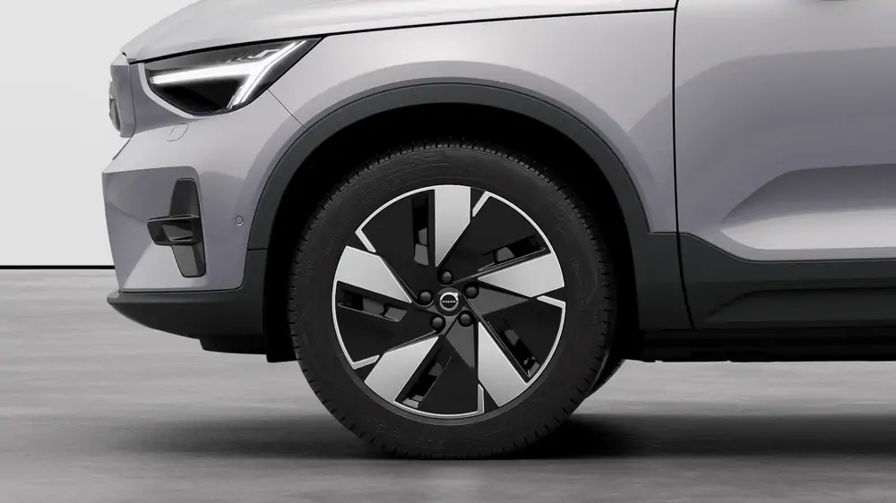 Nouveau Volvo C40 Crossover (SUV Coupé) Ultra Électrique 2 roues motrices (Propulsion) Silver Dawn 3