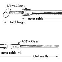 ACCELERATOR CABLE, LHD / MGB AHH6998 101.075  spare parts ACCELERATOR CABLE, LHD / MGB AHH6998 2