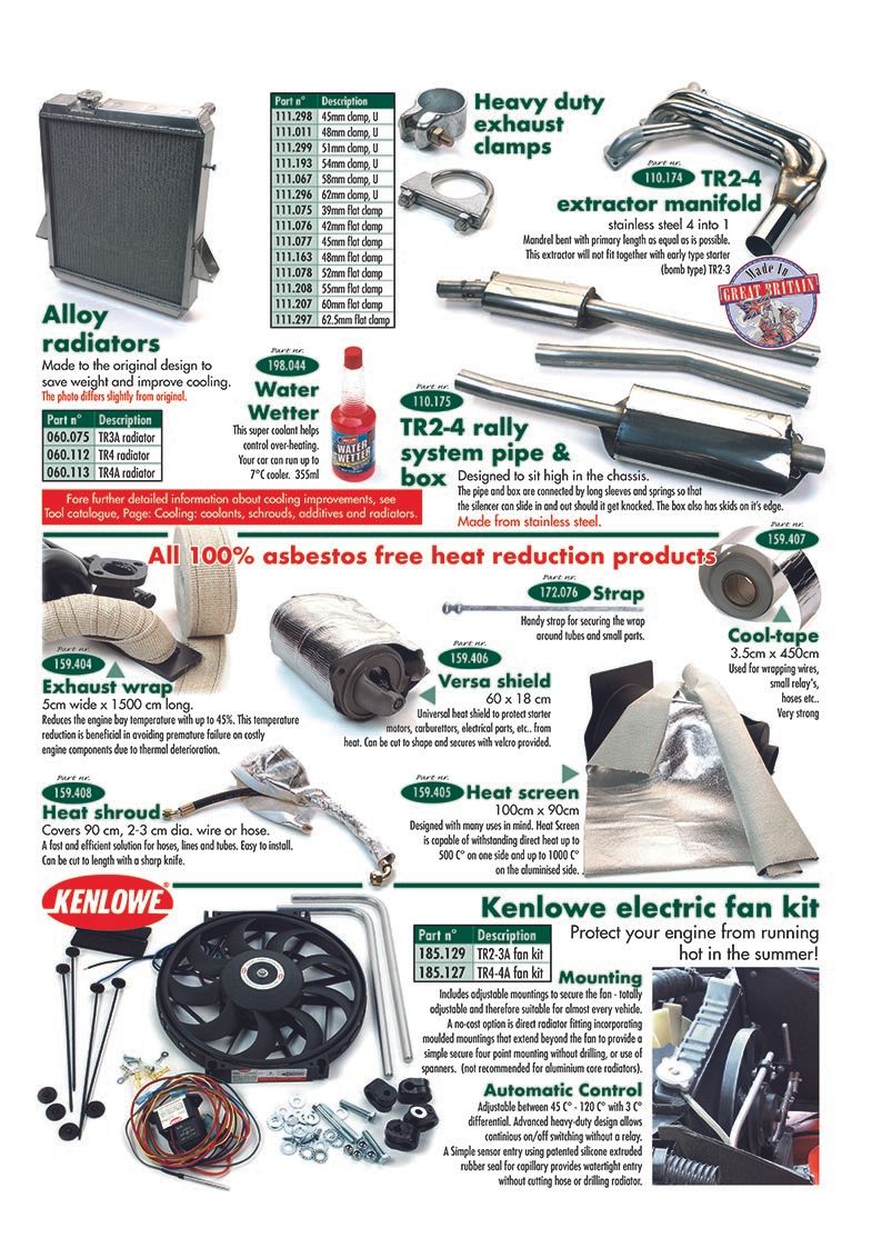 Exhausts & cooling products - Sport Exhaust - Exhaust & Emission 