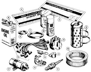 MGC 1967-1969 - Air filters Weber carburettors 2