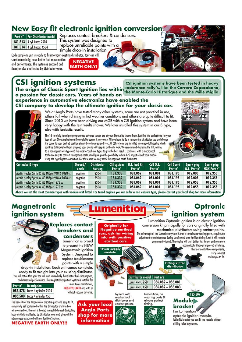 Ignition improvements - Electronic ignition - Ignition - Austin-Healey ...
