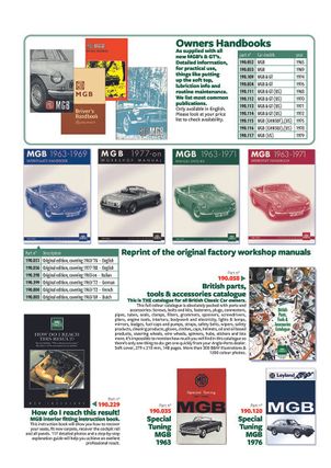 MGB 1962-1980 - AP Parts catalogues Handbooks 1