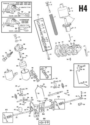undefined H4 carburettors