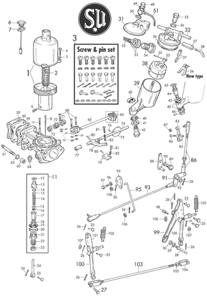 undefined TR3-4 H6 carburettors