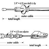 ACCELERATOR CABLE, LHD / TR5->6 149004 101.270  ricambi ACCELERATOR CABLE, LHD / TR5->6 149004 1