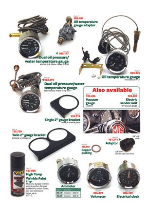 MGB 1962-1980 - Filtres à air  Air filters & controls 4