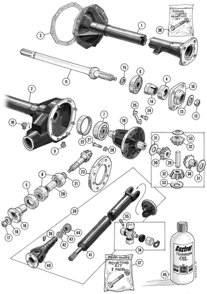 undefined Rear axle, propshaft