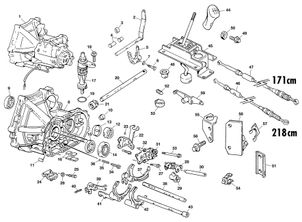 undefined Transmission & gear lever
