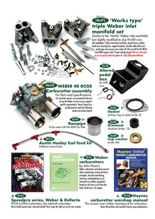 Austin Healey 100-4/6 & 3000 1953-1968 - Carburateurs & composants   HS6 carburettors 6