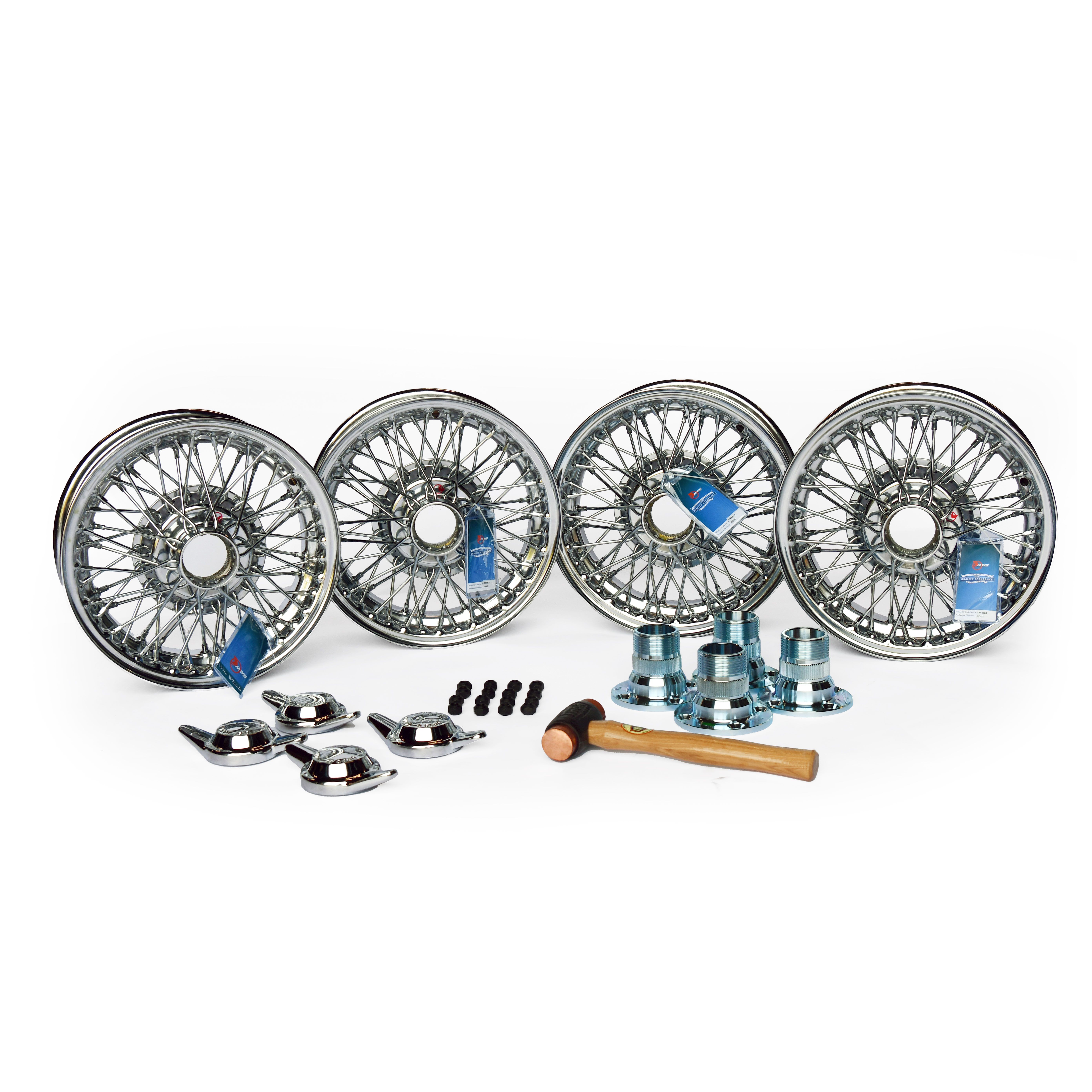 WIRE WHEEL, CONVERSION KIT, 5.5 / TR6 (AP KIT) Triumph TR52506 1967'76