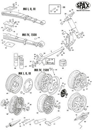 undefined Rear suspension, wheels
