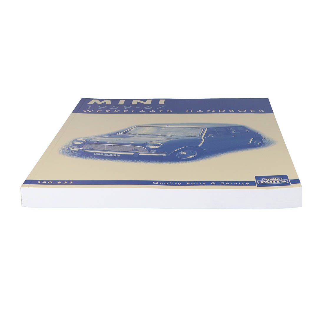 WERKPLAATS HANDBOEK / MINI 1959-1967 190833 190.833 Mini 1969-2000 spare parts WERKPLAATS HANDBOEK / MINI 1959-1967 190833