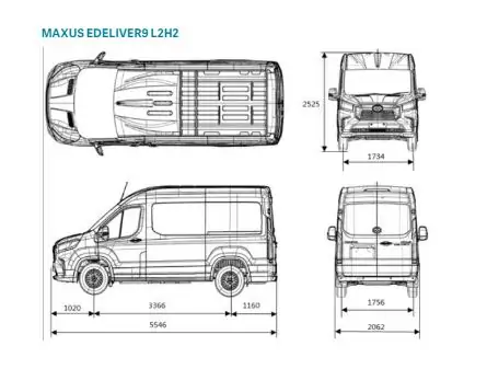 Nieuw Maxus eDeliver 9 Wit 2