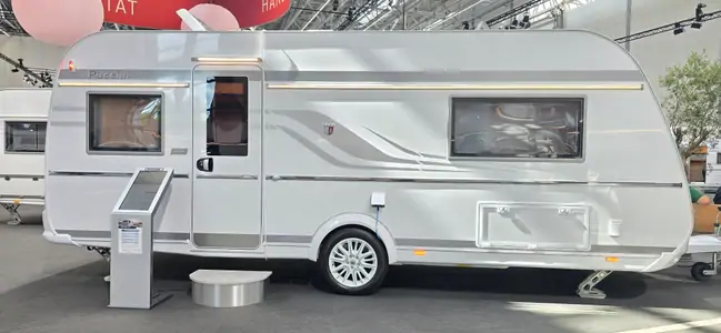 Nieuw TABBERT PUCCINI 550 E 2,50m (SILVER PEARL) l Caravan-