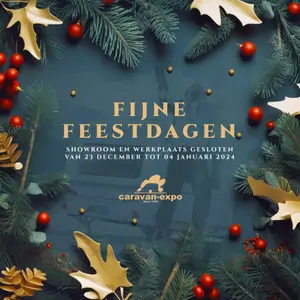 Fijne feestdagen! Kerstsluiting van 23/12 - 4/01