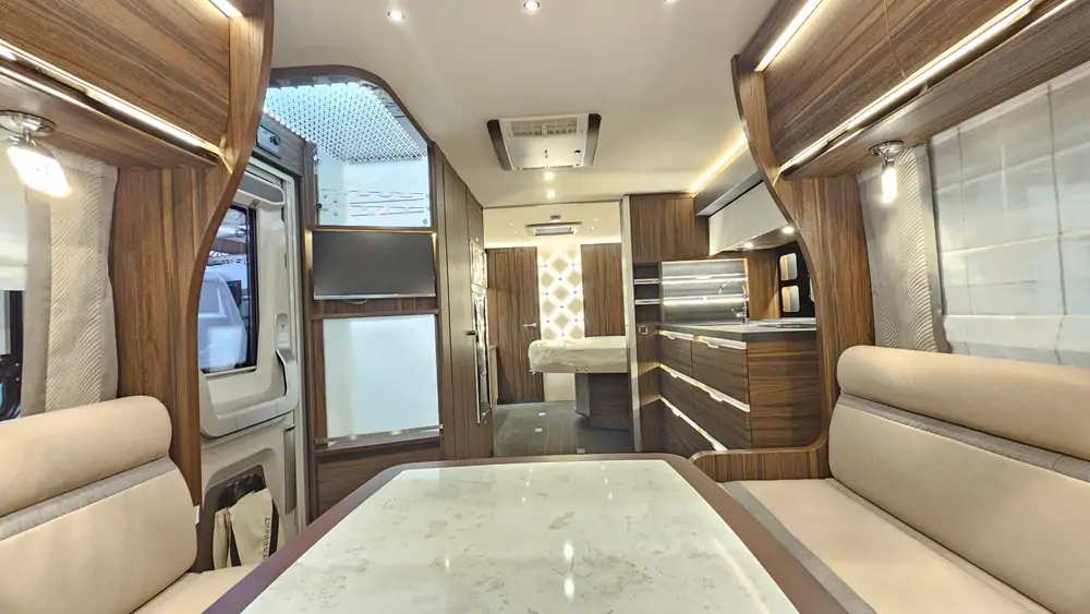 Nouveau TABBERT CELLINI 750 HTD SLIDE OUT 6