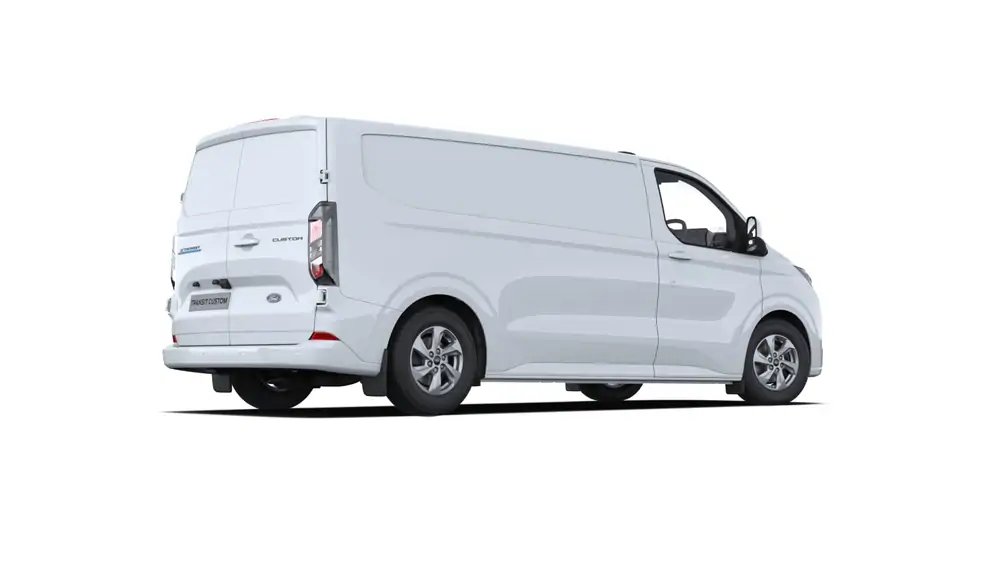 Nieuw Ford Transit custom v710 BESTELWAGEN 340L LIMITED 83kWh160 ZE CT RWD LWB Electric 64k PN3GZ - "Frozen White" Speciale niet-metaalkleur 3