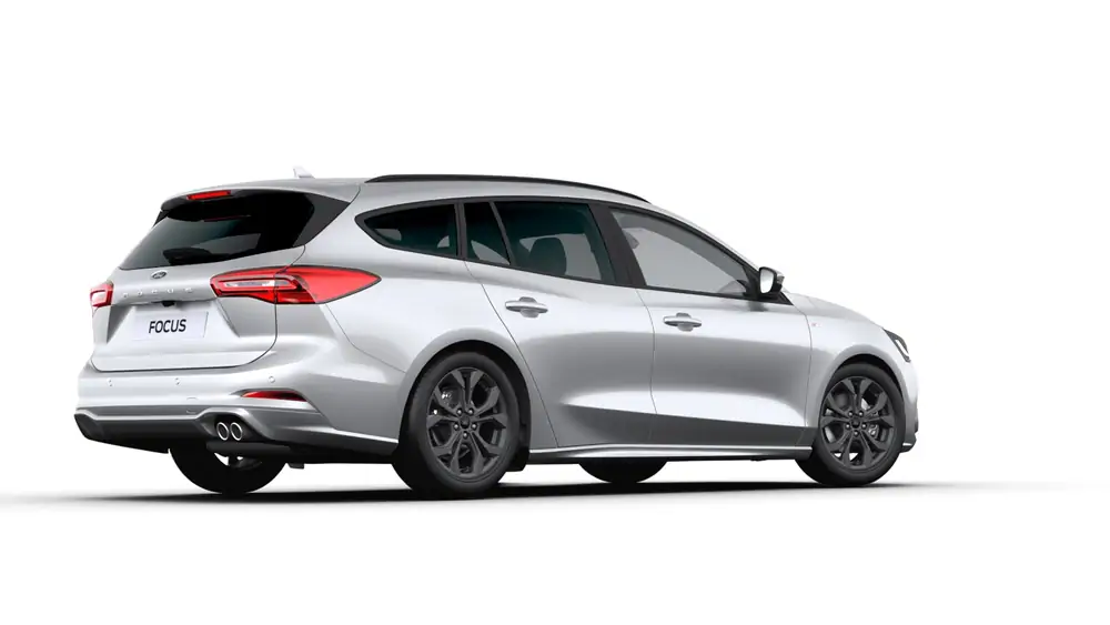 Nieuw Ford Focus mca ST-Line X 1.0i EcoBoost 155pk / 114kW mHEV A7 - Clipper AAL - Moondust Silver, metaalkleur 3