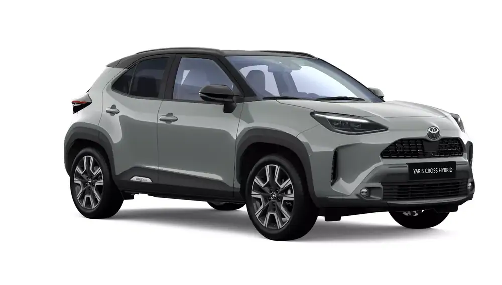 Nieuw Toyota Yaris cross B-SUV 1.5 TNGA HEV 130 2WD CVT Style LHD M21 - Urban Khaki/ Black 2