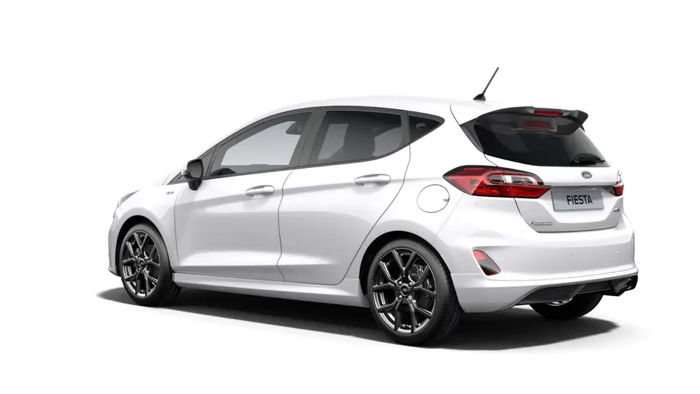 Nieuw Ford Fiesta mca ST-Line 1.0i EcoBoost mHEV 125pk / 92kW M6 AXW - niet-metaalkleur: Frozen White 2