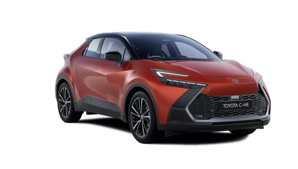 Nieuw Toyota Toyota c-hr 5 d. 1.8L Hybrid CVT Prestige LHD M35 - Metal Oxide (4Z3)/ Black (202) 1