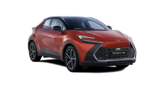 Nieuw Toyota Toyota c-hr 5 d. 1.8L Hybrid CVT Prestige LHD M35 - Metal Oxide (4Z3)/ Black (202)