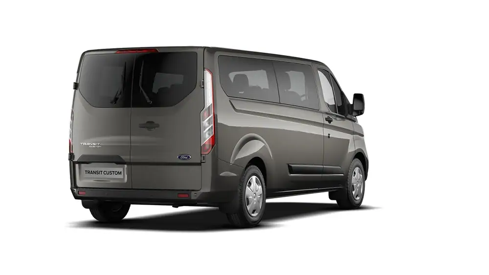 Nieuw Ford Transit custom 320L Multi use: bestelwagen met dubbele cabine L2 Trend A6 2 BYQ - Metaalkleur: Magnetic 3