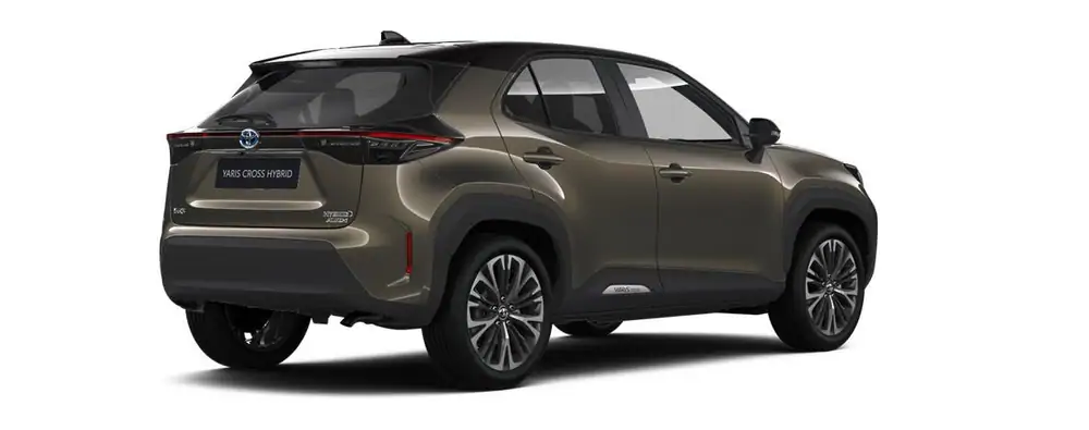 Nieuw Toyota Yaris cross B-SUV 1.5 TNGA HEV 2WD CVT Dynamic Plus 2TK - Oxide Bronze / black rf 3
