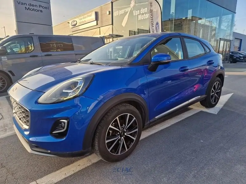 Occasie Ford Puma Titanium 1.0i EcoBoost mHEV 125pk / 92kW A7 2ZI - Speciale metaalkleur "Desert Island Blue" 5