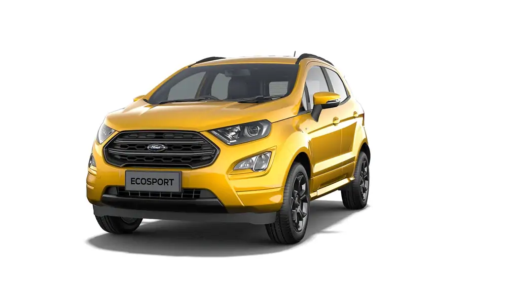 Nieuw Ford New ecosport ST-Line 1.0i EcoBoost 125pk / 92kW M6 - 5d 6GF - Metaalkleur "Luxe Yellow" 1