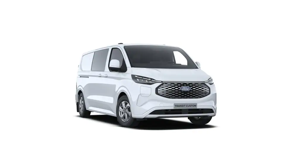 Nieuw Ford Transit custom v710 MULTI-USE 320L LIMITED 2.0TD136 T6.2 A8 FWD LWB 2.0 136pk N1 73W - Frozen White 1