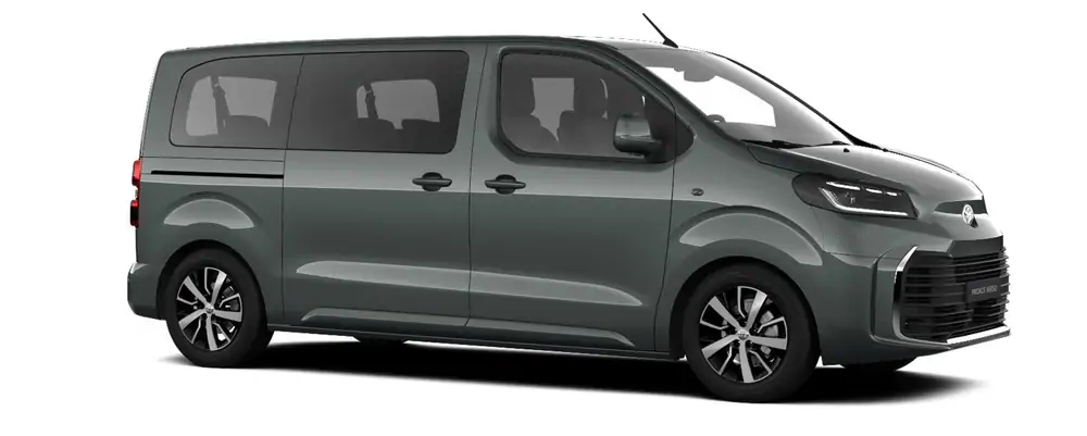 Nieuw Toyota Proace verso MEDIUM 2.0D 140hp MT Family PR 8pl LHD EDU - All Terrain Green 3