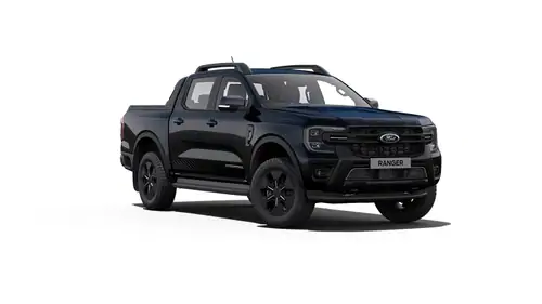 Nieuw Ford P703 ranger Dubbele Cabine Stormtrak 2.3 PHEV 281ps/207kW - A10 e-4WD PN4GM - "Agate Black" Metaalkleur