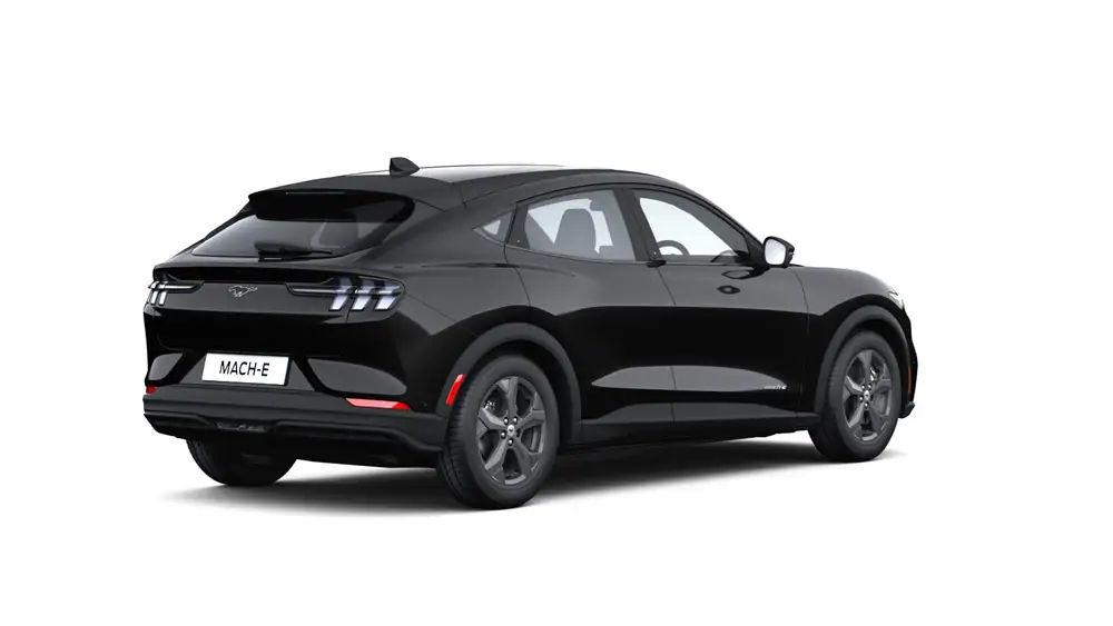 Nieuw Ford Mustang mach-e Base 76kWh Standard Range 269pk/198kW - A1 7YB - "Absolute Black" Metaalkleur 3