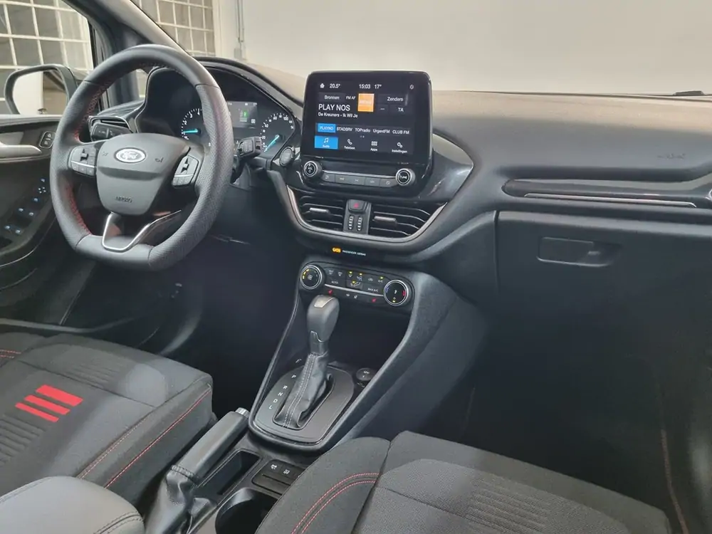 Occasie Ford Fiesta mca ST-Line 1.0i EcoBoost mHEV 125pk / 92kW A7 JKD - Metaalkleur "Agate Black" 11