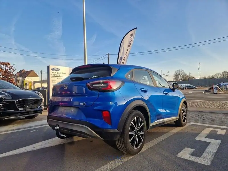 Occasie Ford Puma Titanium 1.0i EcoBoost mHEV 125pk / 92kW A7 2ZI - Speciale metaalkleur "Desert Island Blue" 2